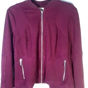 Chico's Faux Leather Jacket